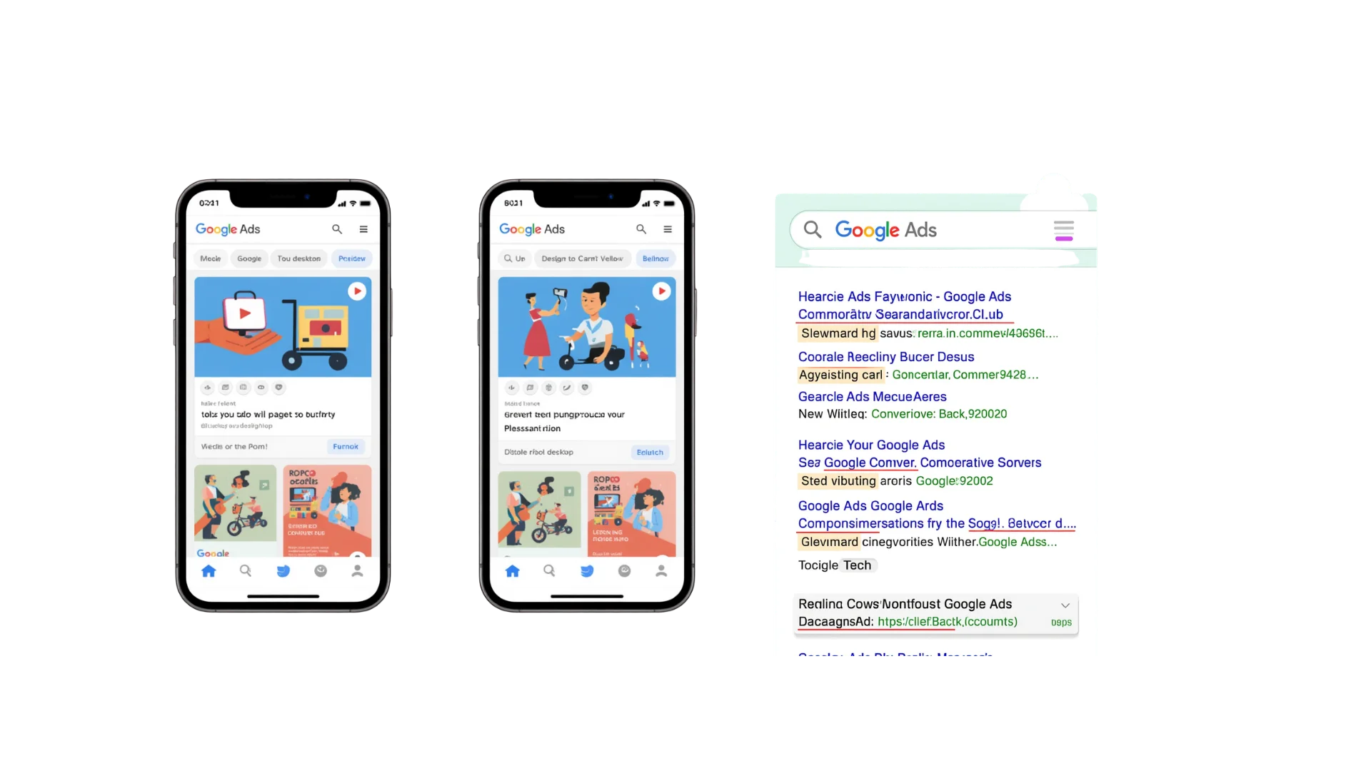Google reklam yönetimi için modern performans pazarlaması ve dijital reklam görünürlüğü görseli