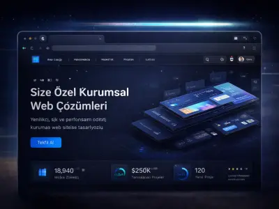 Kurumsal web sitesi yayın sonrası test ve optimizasyon görseli