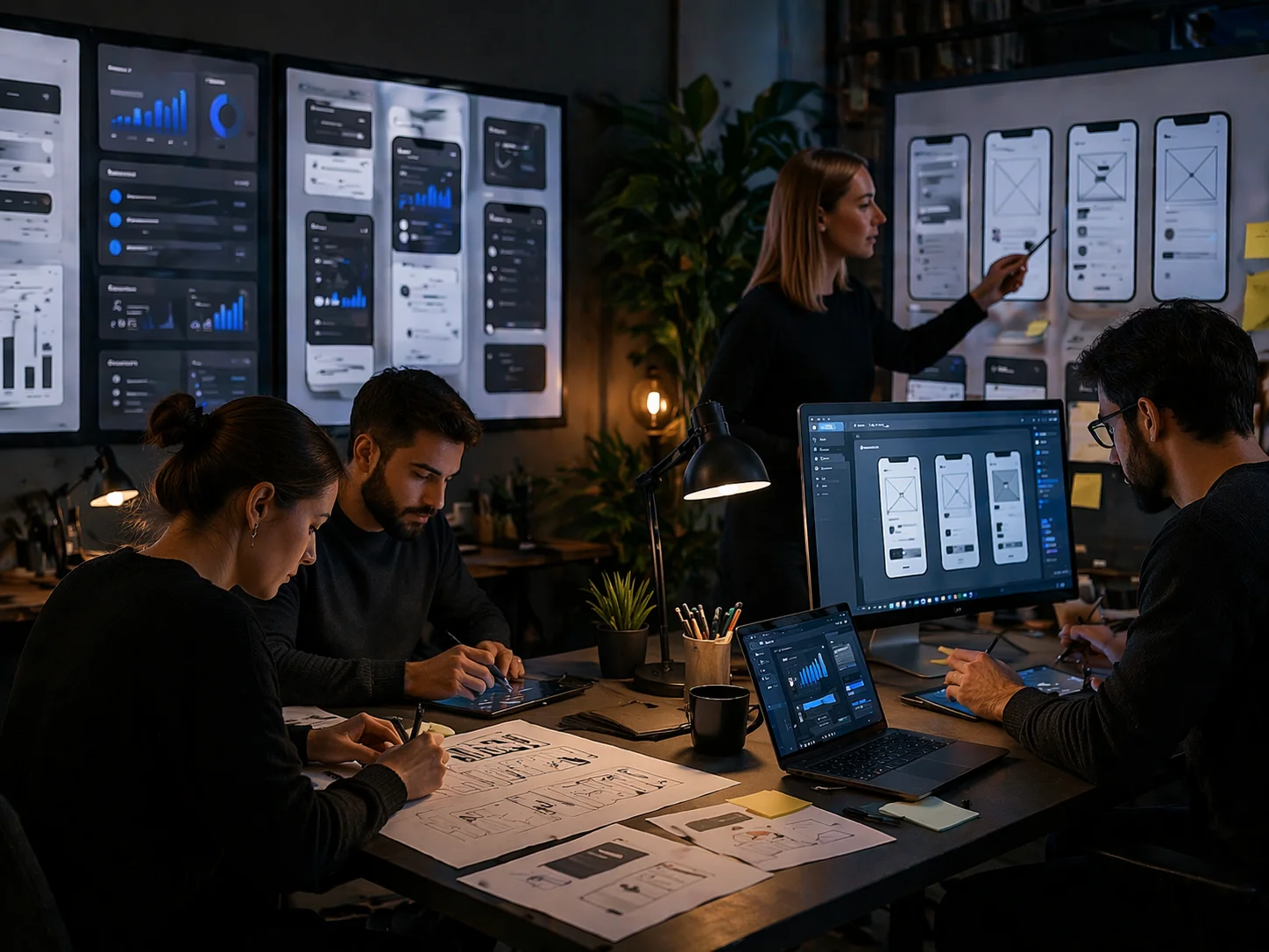UI UX tasarımı ve web arayüzü geliştirme ekibi